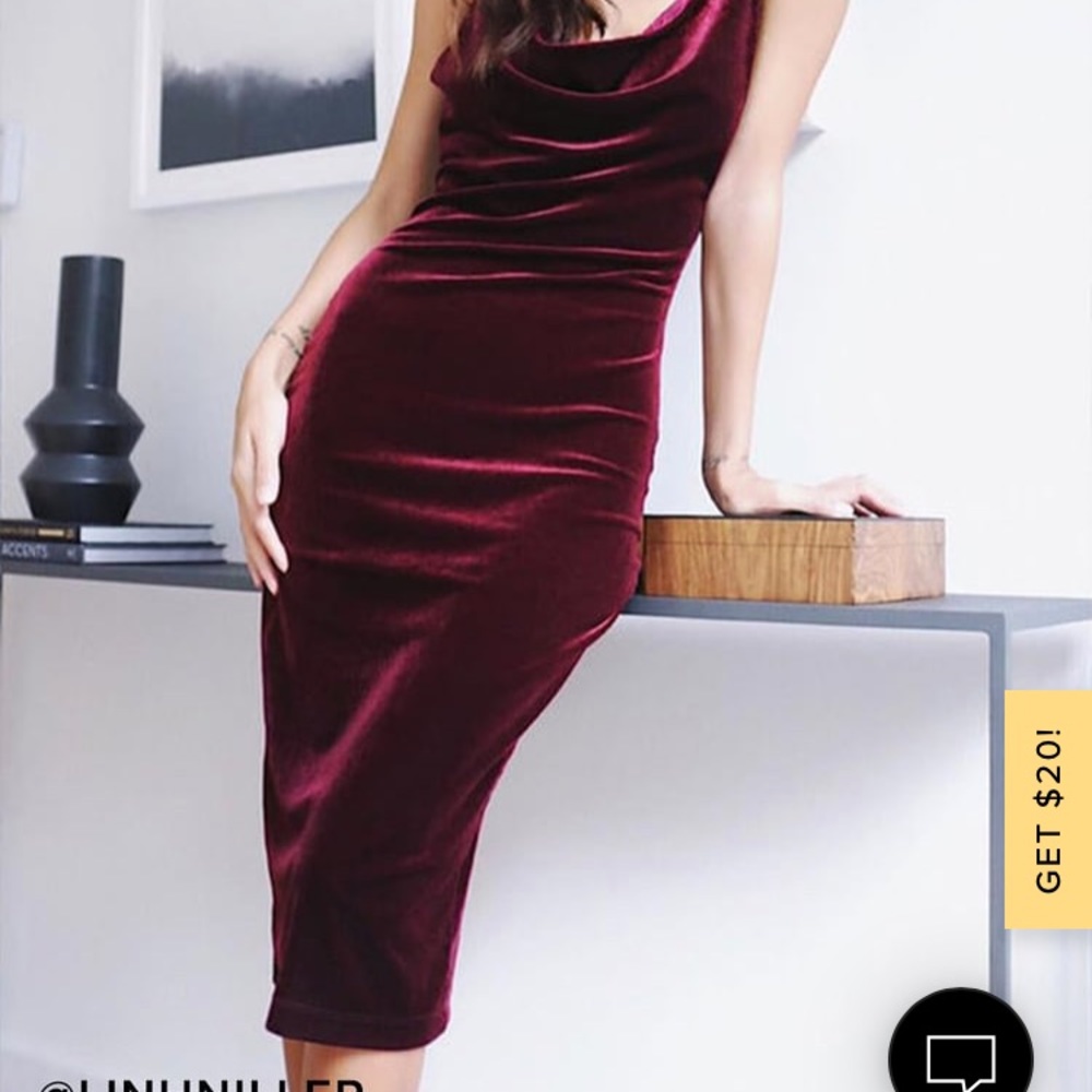 Lulus Velvet Dress